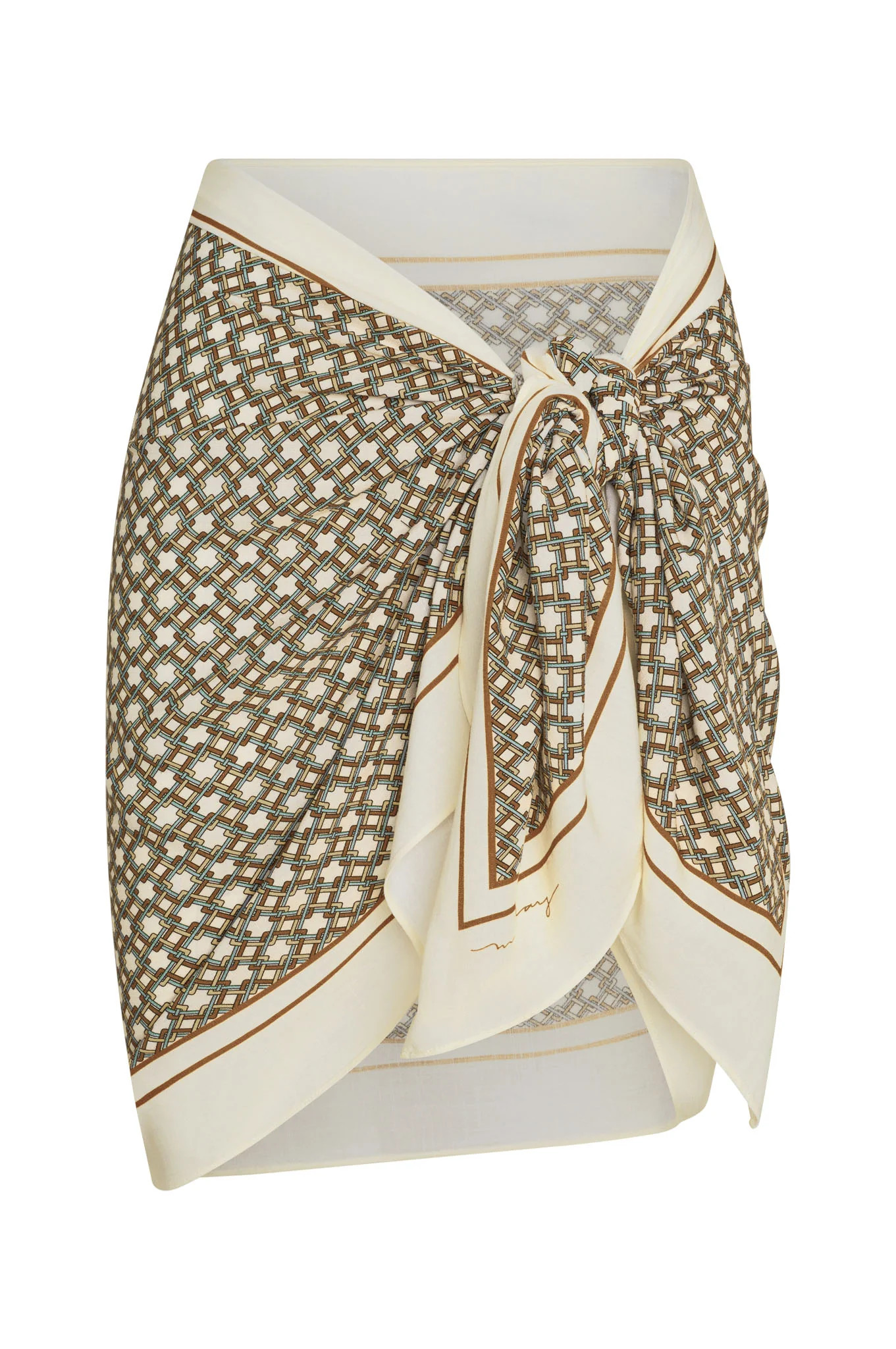 Marina Piccola Scarf - Tile Geo | Monday Swimwear