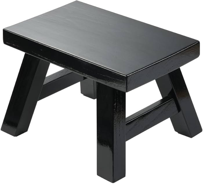 Small Stool Wooden Step Stool Footstool Solid Wood 8 inch for Kids Adults Plant Stand Fishing Sto... | Amazon (US)