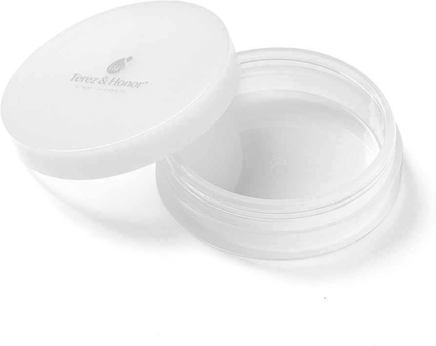Terez & Honor Mini Containers for Skincare: Travel Containers for Toner Pads & Under Eye Patches ... | Amazon (US)