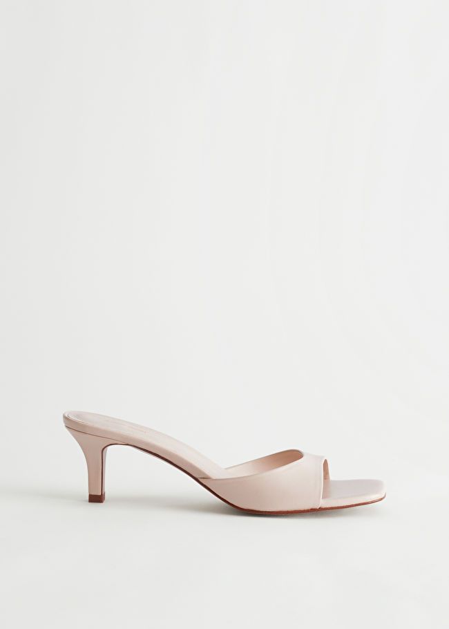 Heeled Leather Mule Sandal | & Other Stories US