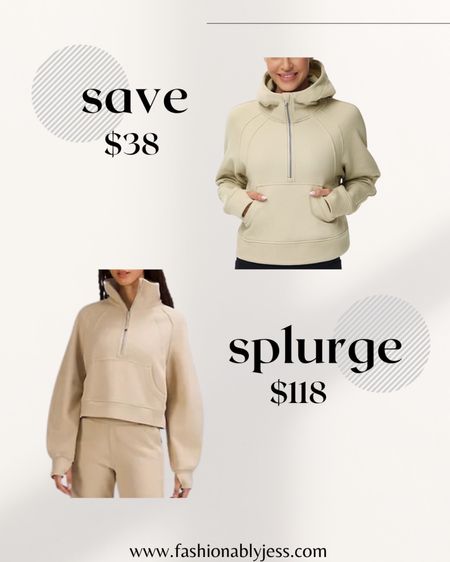 Absolutely loving this dupe option for the Lululemon scuba jacket! Save or splurge today! 

#LTKstyletip #LTKFind #LTKSeasonal