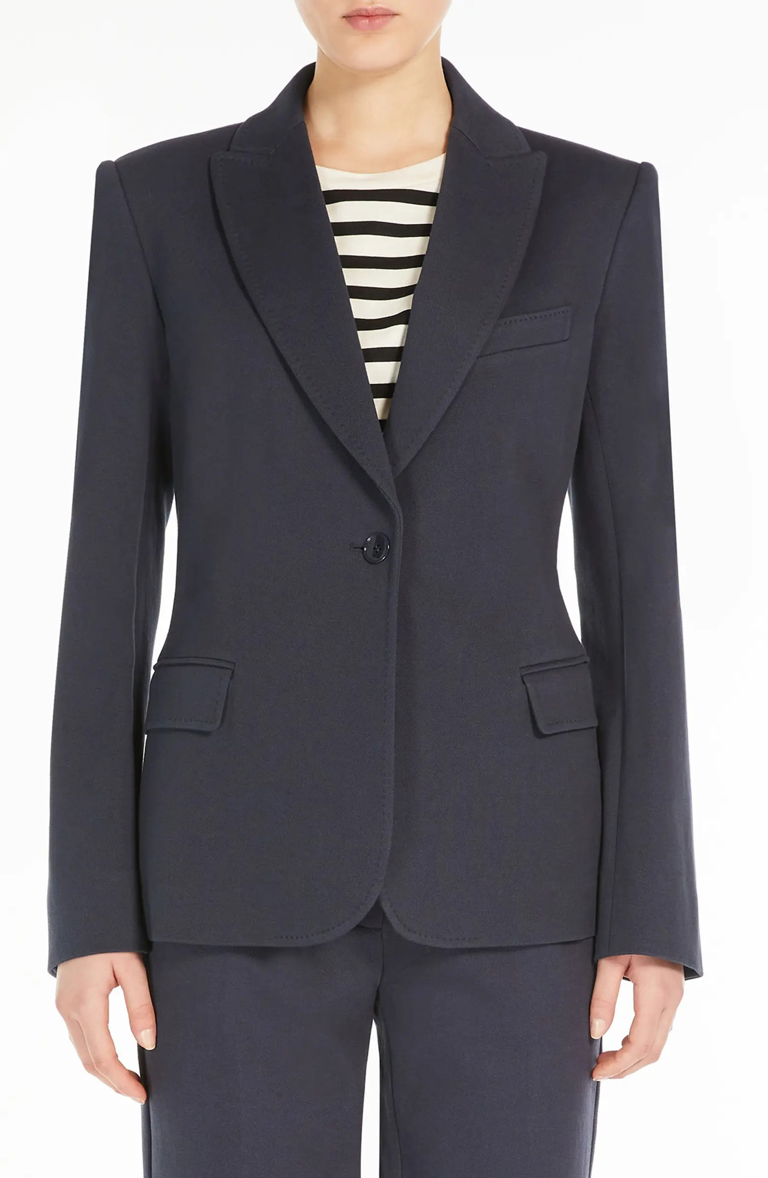 Weekend Max Mara Rosetta One-Button Blazer | Nordstrom | Nordstrom