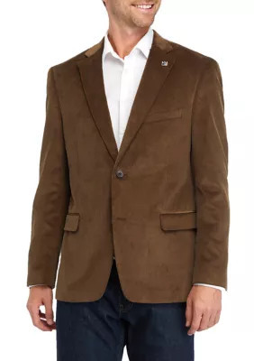 Crown & Ivy Men's Corduroy Sport Coat, Brown, 46 Long | Belk