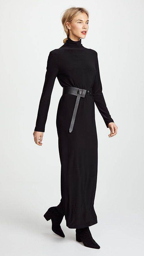 Norma Kamali Kamali Kulture Go Turtleneck Maxi Dress | SHOPBOP | Shopbop