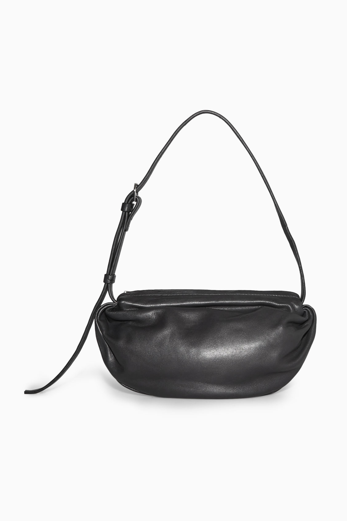 GATHERED LEATHER SHOULDER BAG | COS (US)