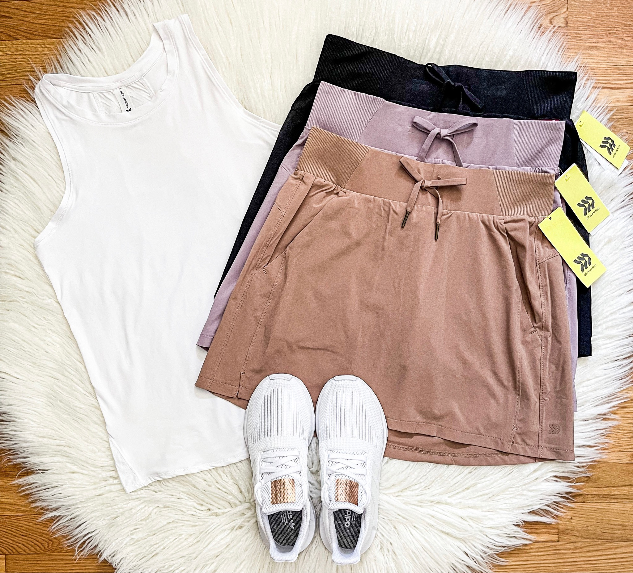 Beyond thankful for all of your support! Thank you for being here 🤗  

Any Skort fans!?  I’m in love with this lightweight one by All in Motion!  Makes for an easy summer look on a hot day ☀️ Also these Adidas are currently $40 off!  Everything here is linked in my bio & stories. Have a great night! 

#LTKshoecrush #LTKunder50 #LTKFitness