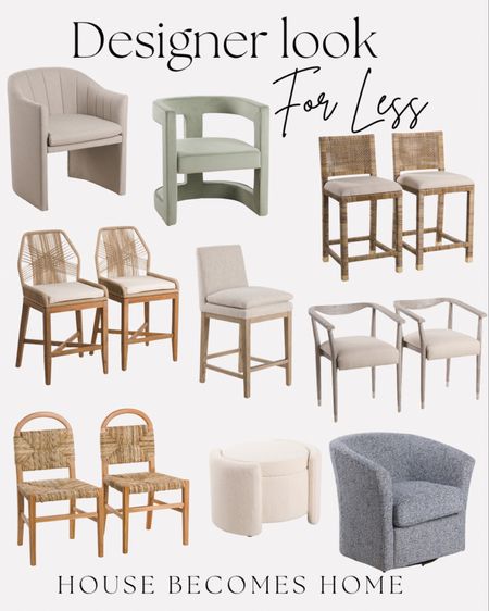 Designer look for less chairs!! 

#LTKFind #LTKhome #LTKstyletip