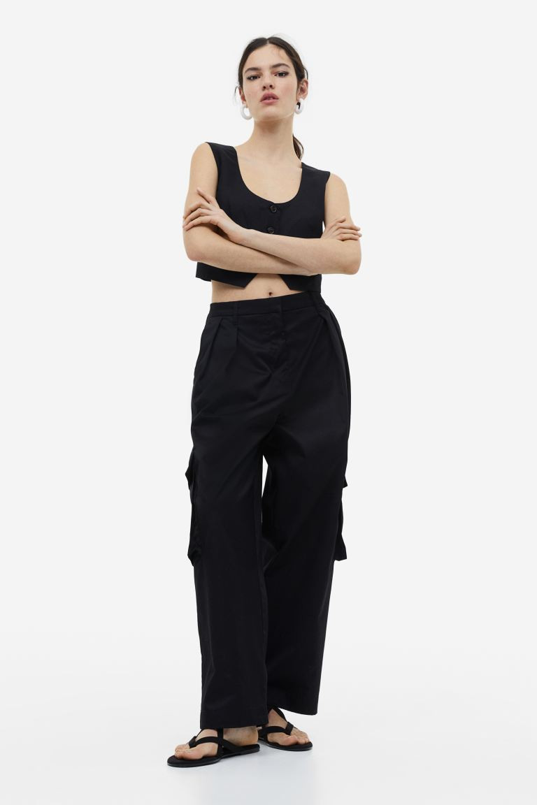 Wide-leg Utility Pants | H&M (US + CA)