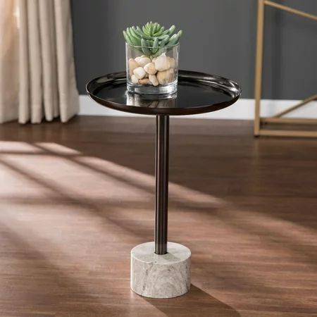 Hexlen Marble-Base Accent Table | Walmart (US)