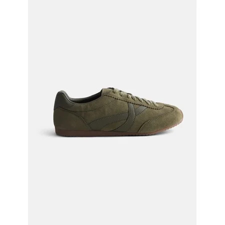 Scenario Women s Lace Up Low Profile Sneakers | Walmart (US)