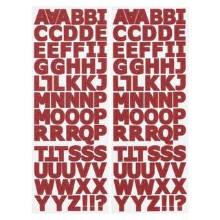Red Glitter Alphabet Stickers by Recollections™ | Michaels | Michaels Stores