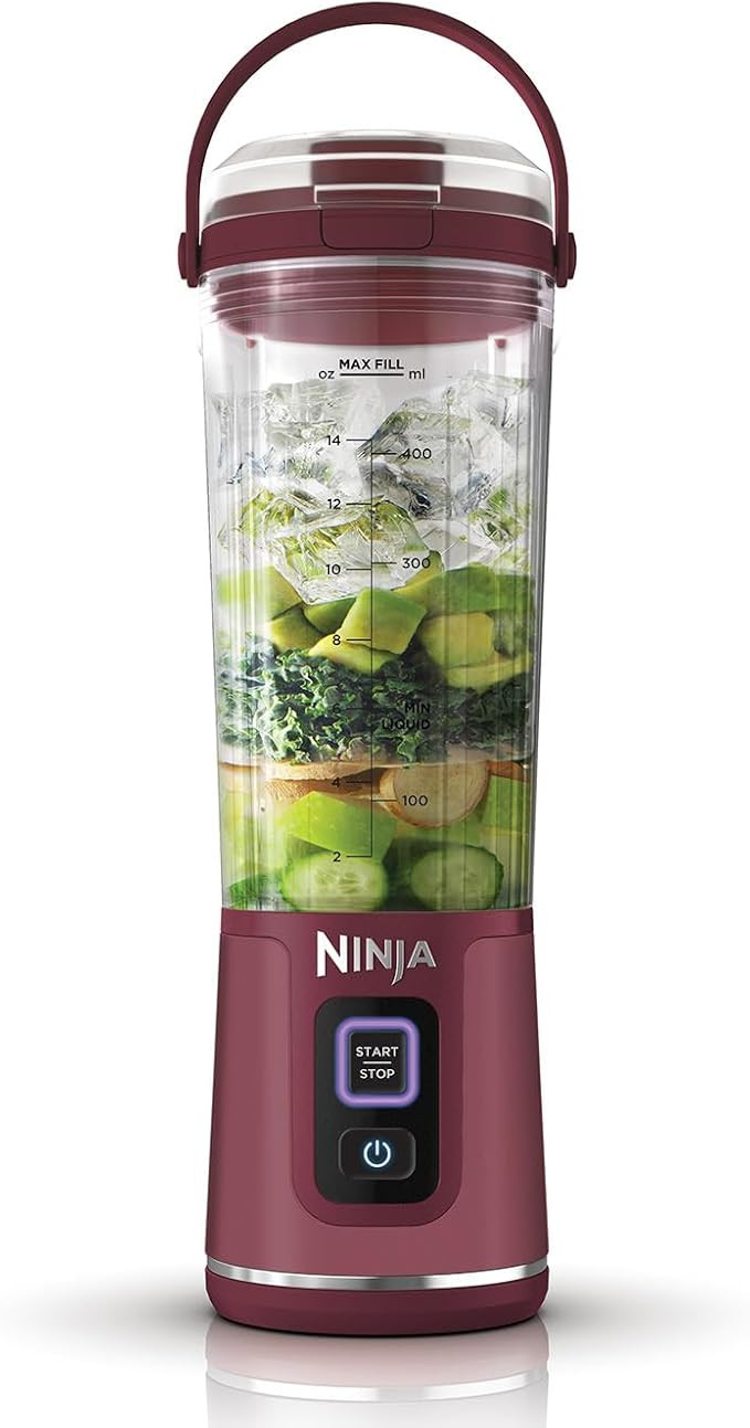 Ninja Blast Portable Blender, 530ml, Leakproof Lid & Sip Spout, Powerful Cordless Mini Blender, R... | Amazon (UK)