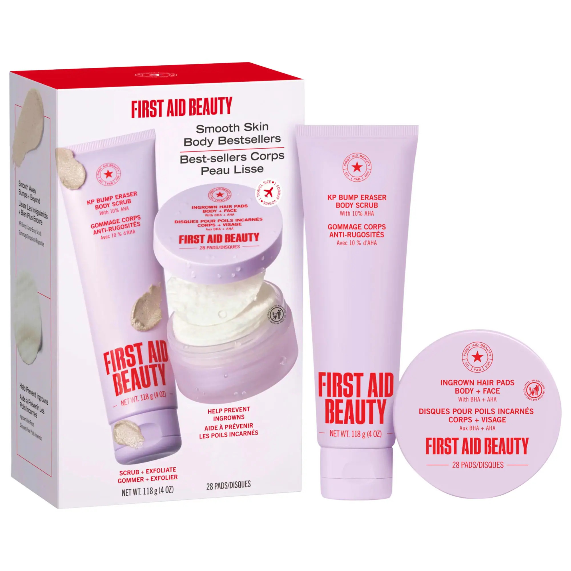First Aid Beauty Smooth Skin Body Bestsellers Body Care Duo with KP Scrub | Sephora (US)