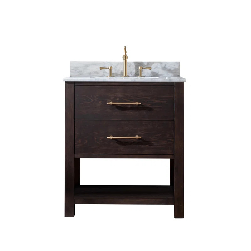 Keri 30'' Free-standing Single Bathroom Vanity with Vanity Top | Wayfair North America