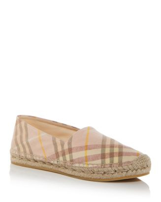 Burberry Women's Mews Check Espadrille Flats   | Bloomingdale's Shoes | Bloomingdale's (US)