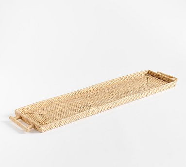 Tava Handwoven Long Tray | Pottery Barn (US)