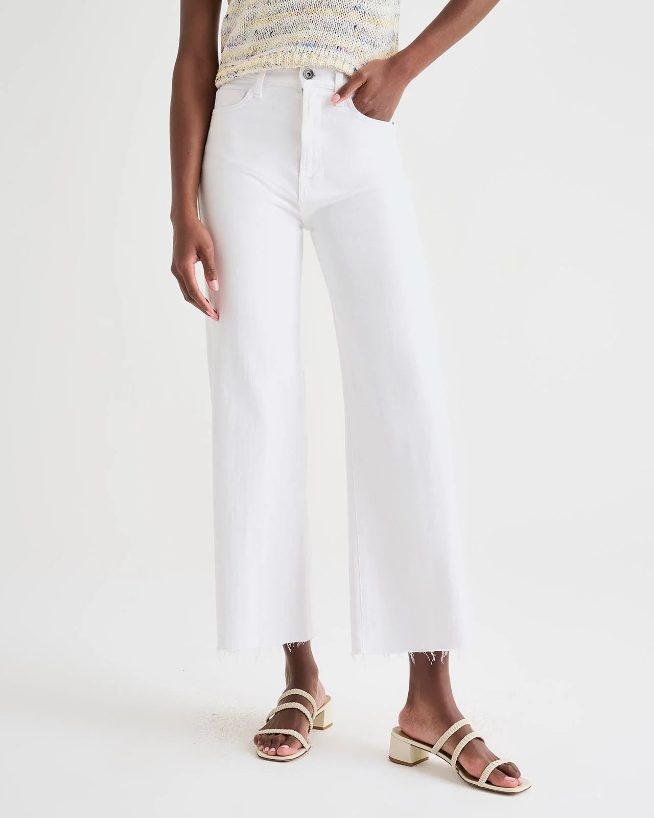 High Waist Wide Crop Jean | Splendid