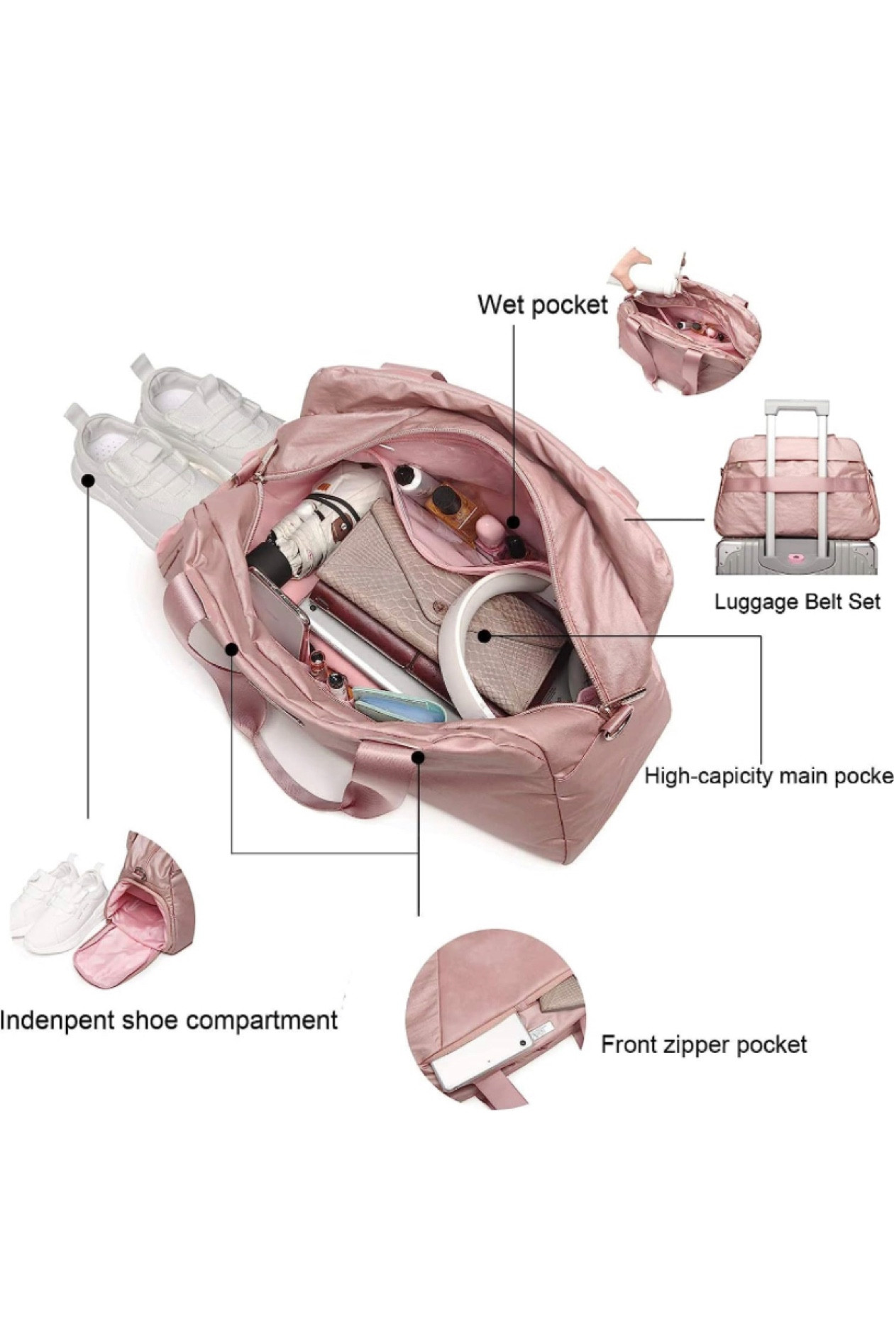 Work to sport or gym commuter bag with shoe storage compartment, wet bag for sweaty clothes, hidden zippered pockets to protect valuables, shoulder strap. It’s washable and the best way to carry your water bottle, towel, gym clothes & valuables between home, work & gym studio

#LTKitbag #LTKFitness #LTKxPrimeDay