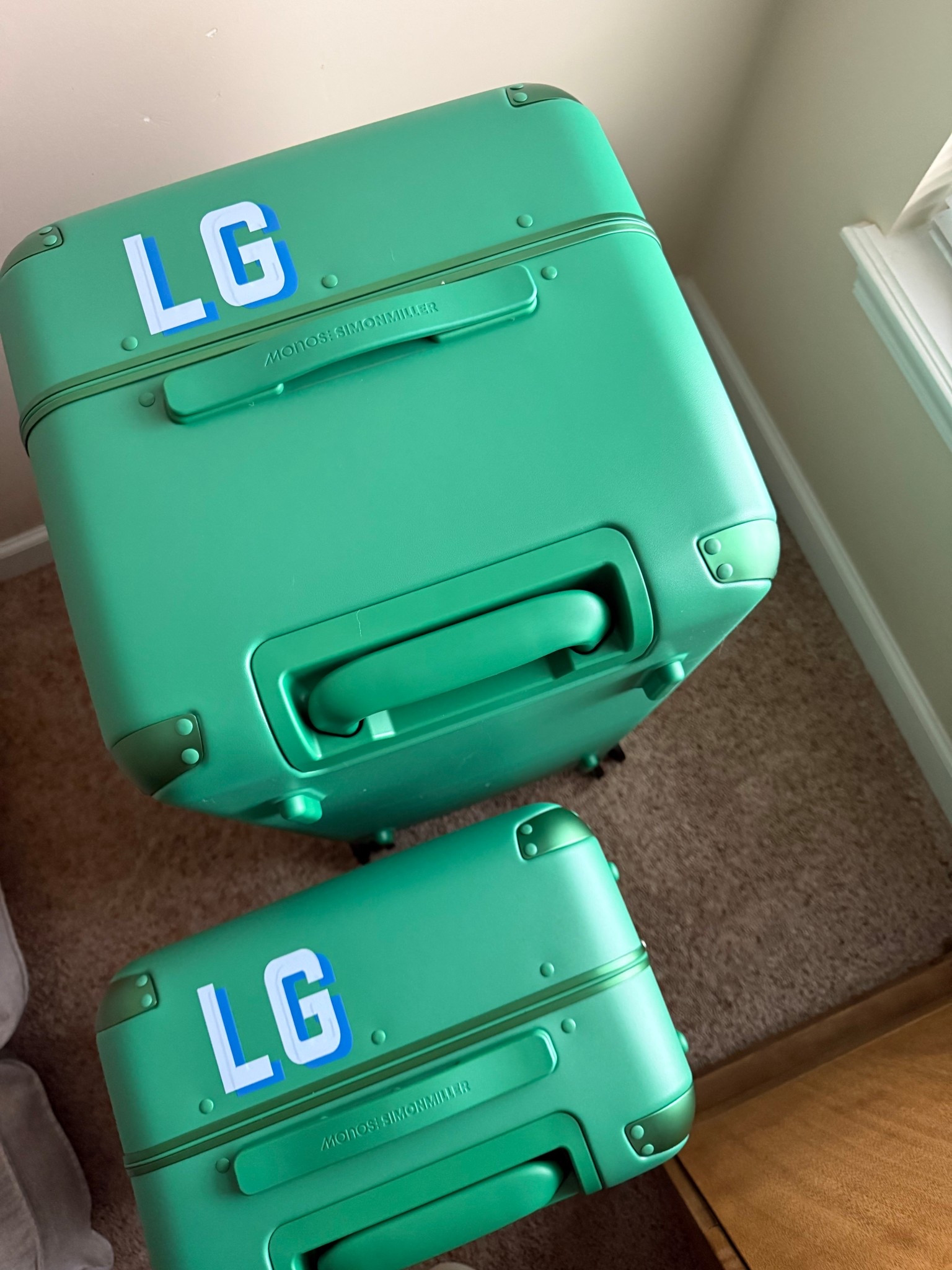 New luggage > new monogram. 

I’ve added these vinyl monograms to just about every piece of luggage I’ve ever owned. Great addition to a gift, they work on water bottles, e readers, phone cases, etc. 

#LTKTravel