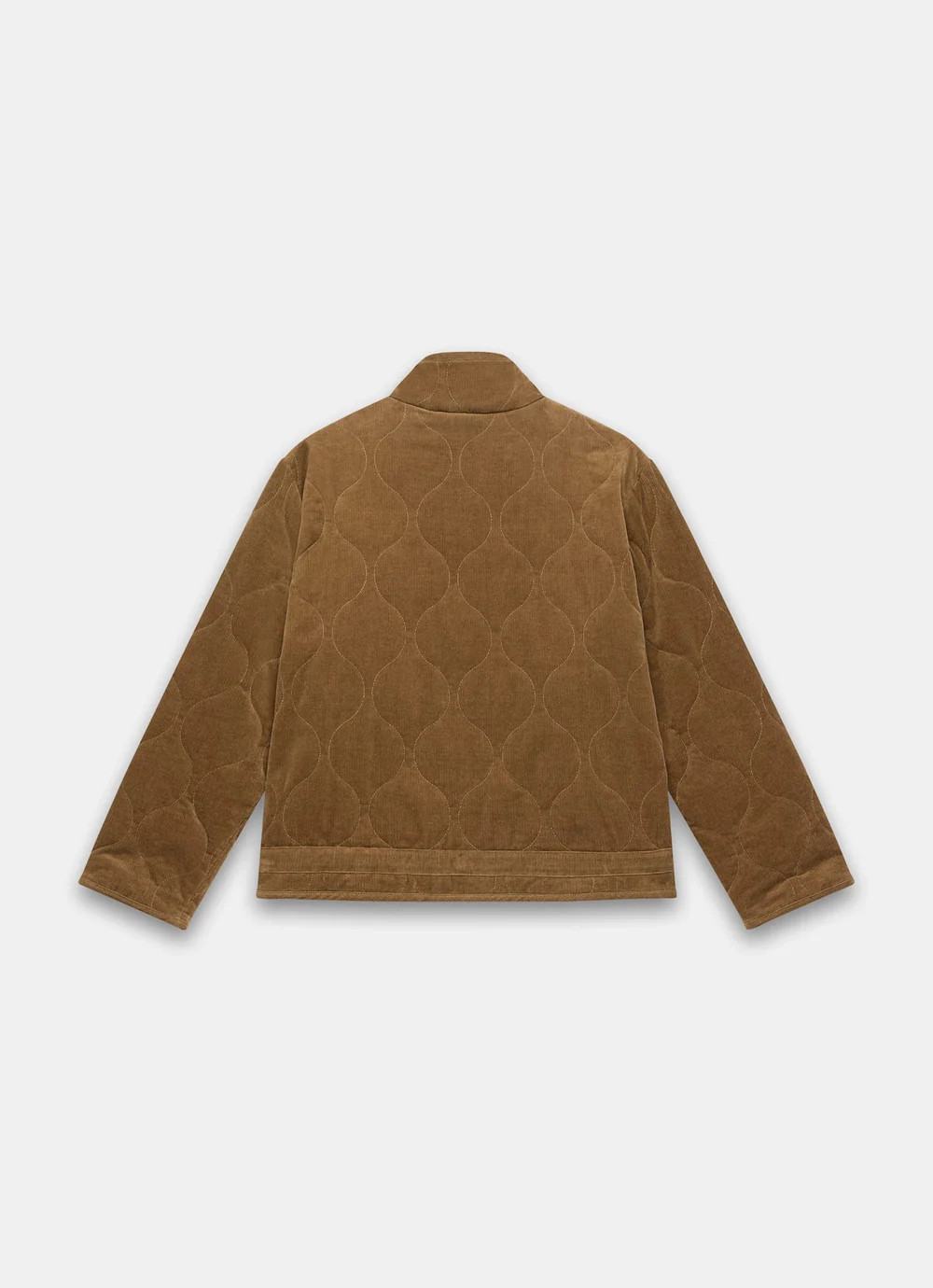 Brown Corduroy Quilted Jacket | Mint Velvet