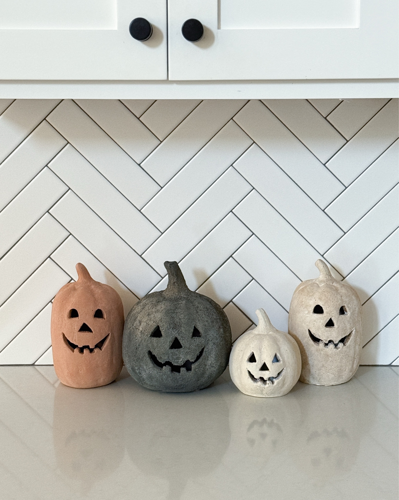 LABOR SALE: These terra-cotta jack-o’-lanterns are one of the first things I bring out when I start layering in fall. The texture is unreal in person; matte, earthy, neutral, & just spooky enough without screaming Halloween. They’re Pottery Barn, so they feel elevated, but still playful. Highly recommend grabbing them early if you want the full collection. These go fast every year! 

terracotta jack o lanterns - pottery barn halloween decor - neutral halloween pumpkins - earthy halloween decorations - minimal halloween home - cute but spooky fall styling - halloween counter display ideas - pottery barn fall 2025 - ceramic pumpkin decor - halloween home accessories - kitchen halloween styling - fall decor under 100 - subtle halloween finds - ghost free halloween decor - classy halloween decorations - halloween mantle styling - modern farmhouse halloween - textured pottery pumpkins - elevated halloween aesthetic - pottery barn pumpkin restock

#LTKHome #LTKSaleAlert #LTKSeasonal