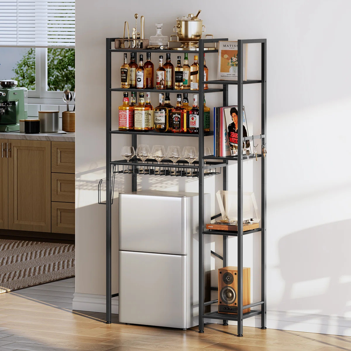 Adjustable Freestanding Over the Toilet Storage with 8 Shelves | Wayfair North America