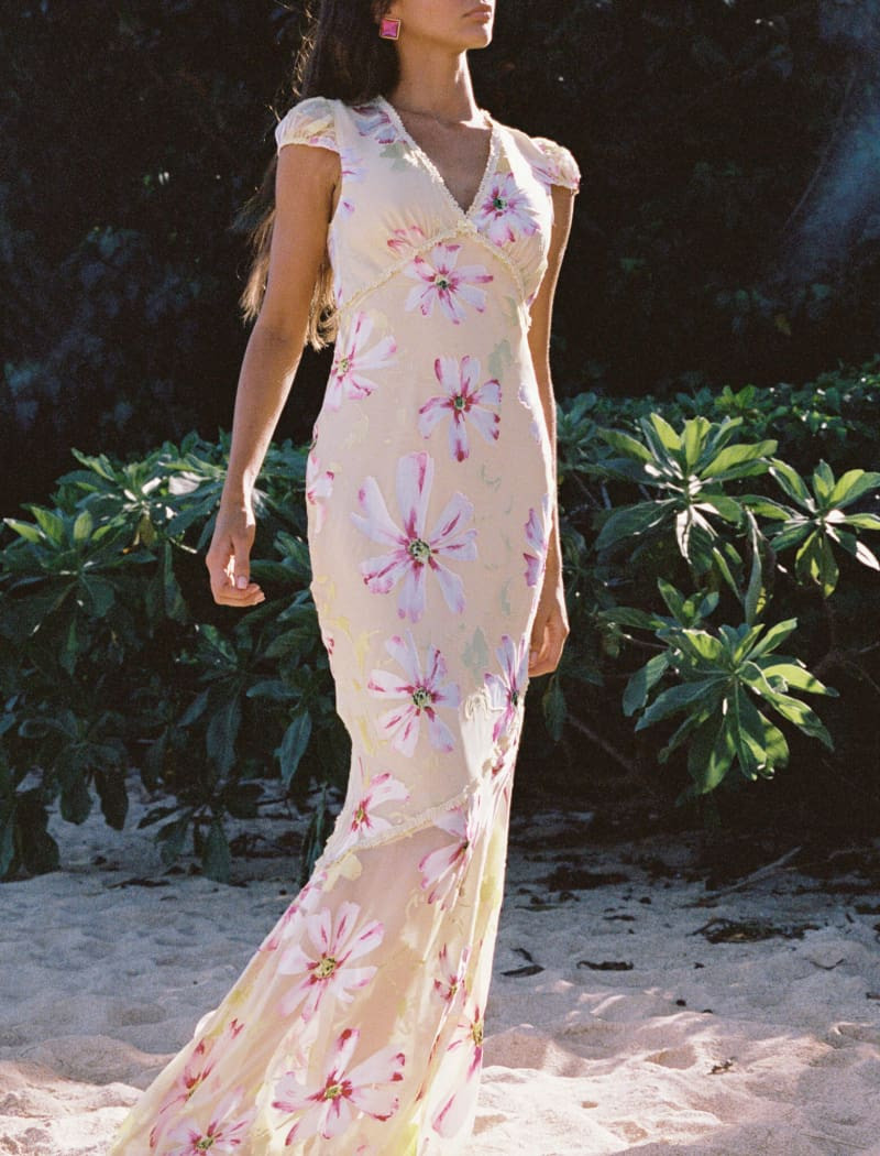 Florencia Maxi Dress | Sunfade Blossom | Rumored