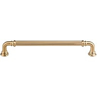 Top Knobs TK324HB TK324 Reeded 7 Inch Center to Center Handle Cabinet Pull from The Chareau Colle... | Amazon (US)