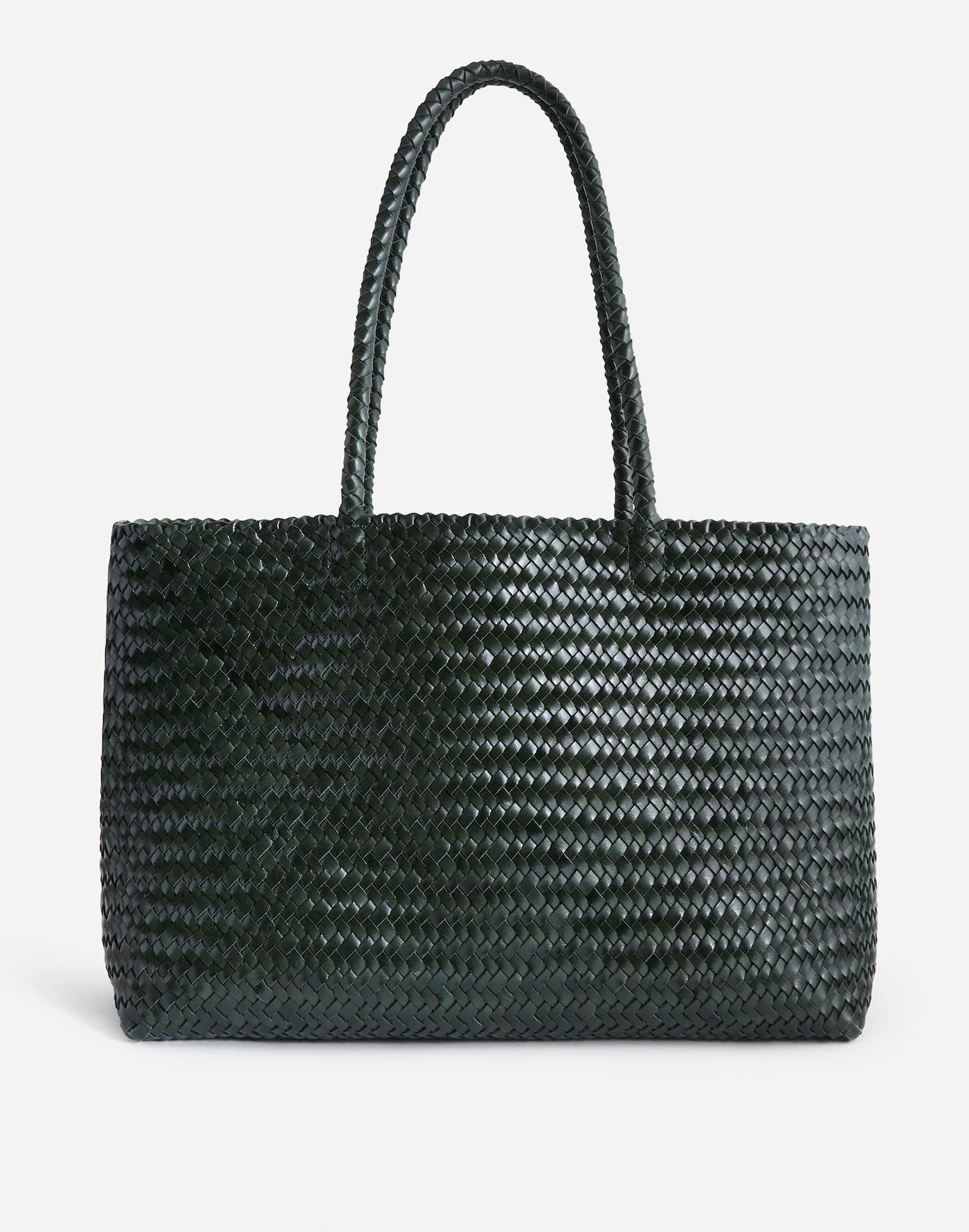 Handwoven Leather Tote | Madewell | Madewell