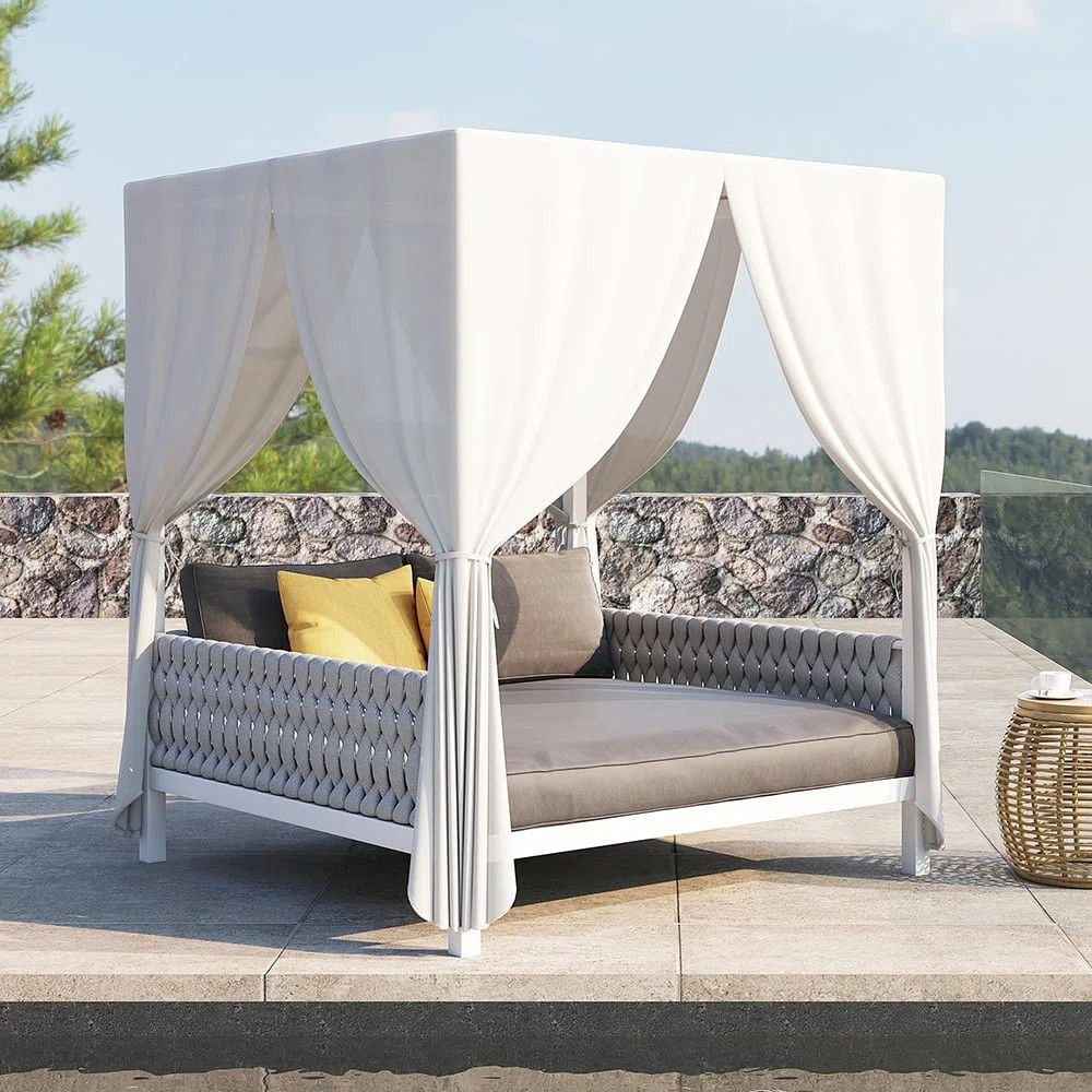 If you’ve been wanting that Pinterest-worthy backyard, this is where you start 😌 these patio daybeds create the prettiest focal point and instantly pull your whole space together. I’m obsessed with how they balance comfort and style so effortlessly. Whether you’re working with a small patio or a bigger backyard, this kind of piece makes everything feel more intentional. Plus, the neutral aesthetic works with literally anything. It’s simple, chic, and so easy to style. Your outdoor space is about to become your favorite place 🤍✨
#PinterestHome #PatioInspo #BackyardAesthetic #OutdoorLivingSpace #HomeStyle #LTKOutdoor #PatioDesign #BackyardDreams 

 #LTKSeasonal #LTKHome #LTKSaleAlert