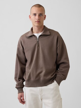 Adult Heavyweight Oversized Quarter-Zip Pullover | Gap | Gap (US)