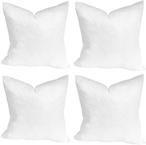 Pillow Insert 26" x 26" Down Feather Filled 100% Cotton Cover (4 Pack) | Amazon (CA)