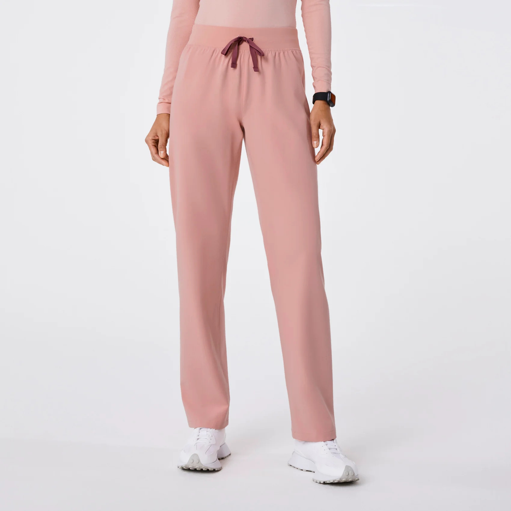 Women’s High Waisted Livingston Scrub Pants™ - Pink Sand · FIGS | FIGS