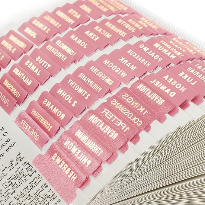 Leather Bible Tabs, DILIBRA Bible Tab for Men and Women, 100 Bible Index Book Tabs in Total, 73 B... | Amazon (CA)