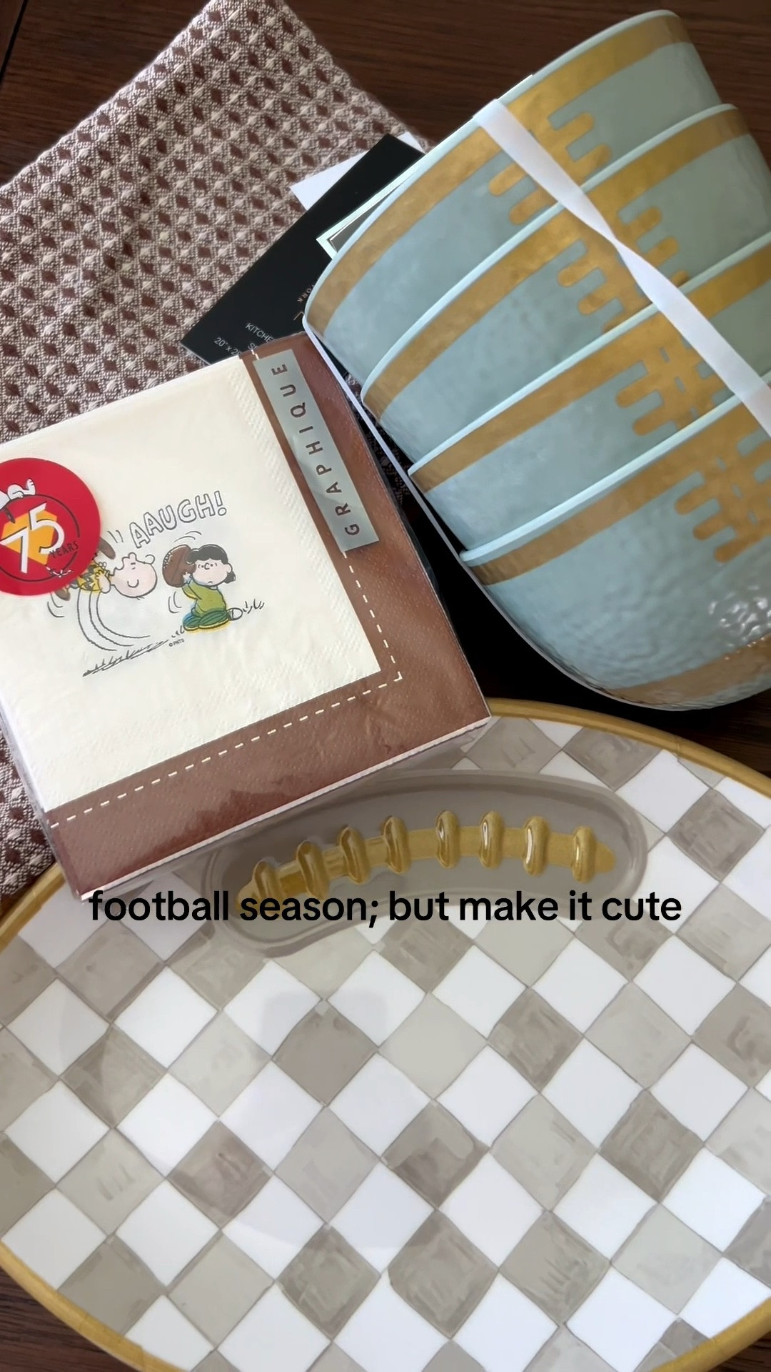 Loving this new serveware ljne from Target! #footballseason #footballhosting 

#LTKHome #LTKSeasonal