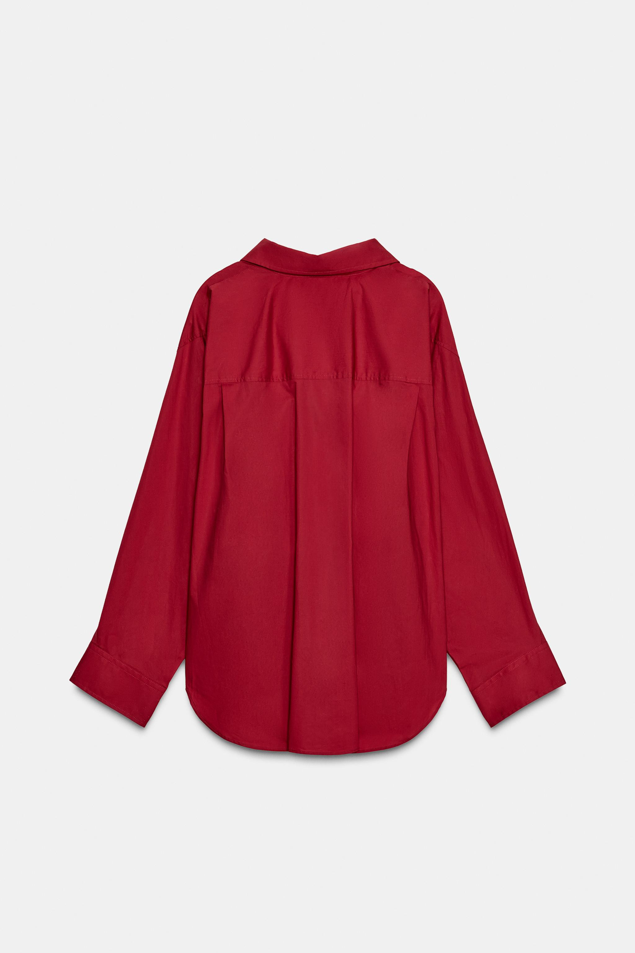 OVERSIZED POPLIN SHIRT | Zara US