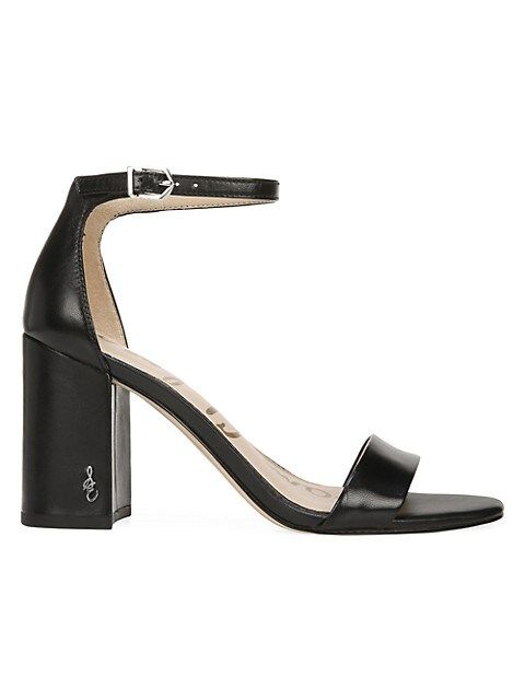 Daniella Ankle-Strap Leather Sandals | Saks Fifth Avenue