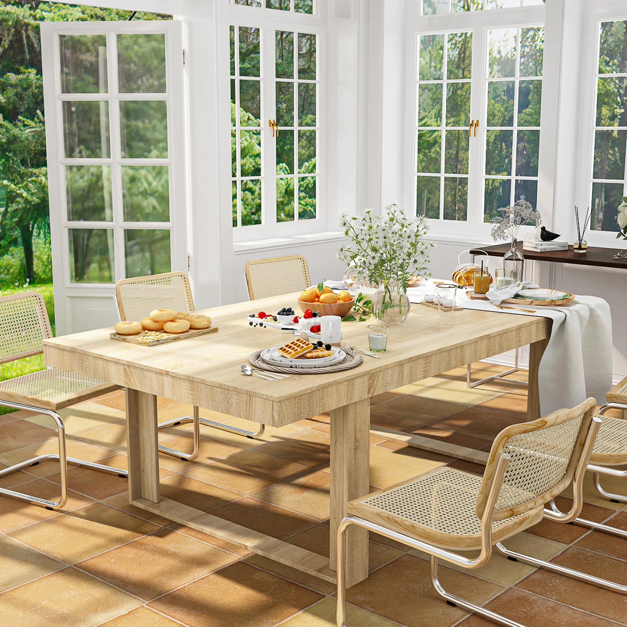 Pokorny Rectangular 47.2'' W Dining Table | Wayfair North America