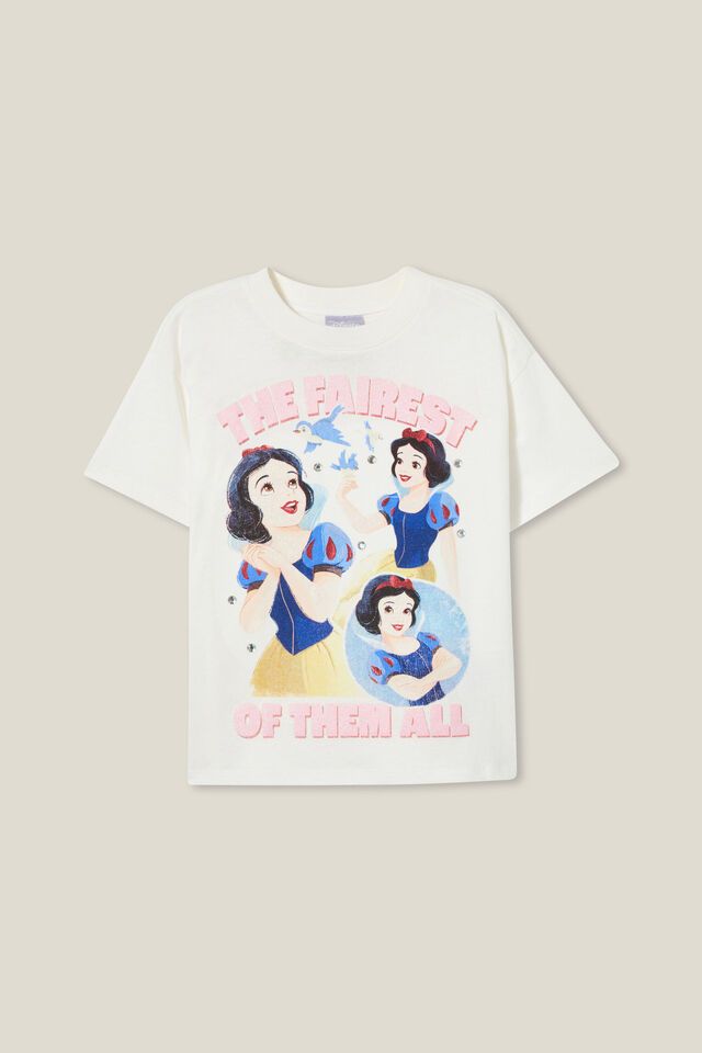 Snow White License Drop Shoulder Short Sleeve Tee | Cotton On (US)