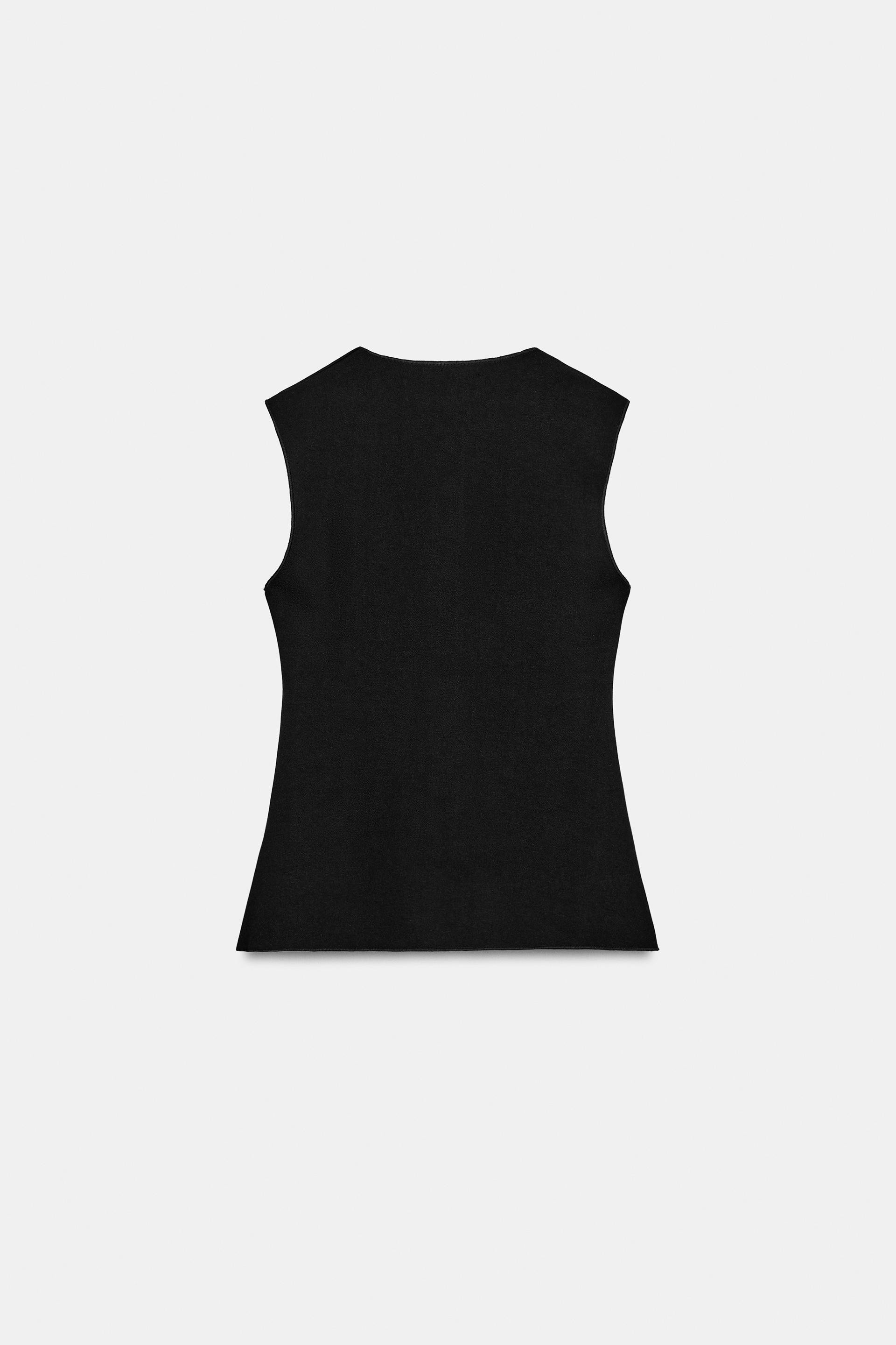BUTTONED WAISTCOAT TOP | Zara UK