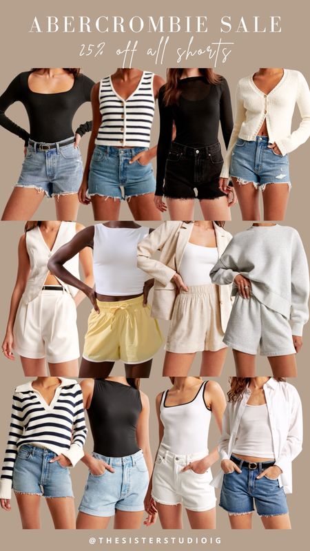 All shorts are 25% off + an additional 15% off with code JENREED. 
Most other styles on their site are 15% off + my code will stack on top of that sale too. 
@abercrombie
#abercrombiepartner
#ad

#LTKFindsUnder100 #LTKFindsUnder50 #LTKSaleAlert