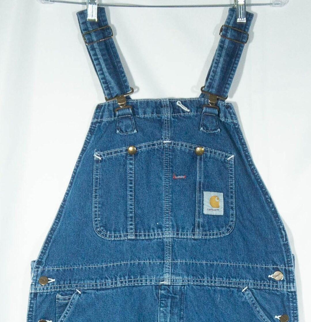 Carhartt Jean Overalls Denim Dungarees Carpenter Painter Cut - Size 38" Waist | Etsy (US)