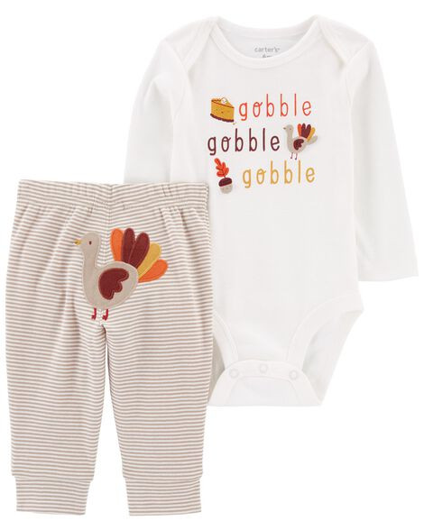 Baby 2-Piece Thanksgiving Bodysuit Pant Set | Carter's