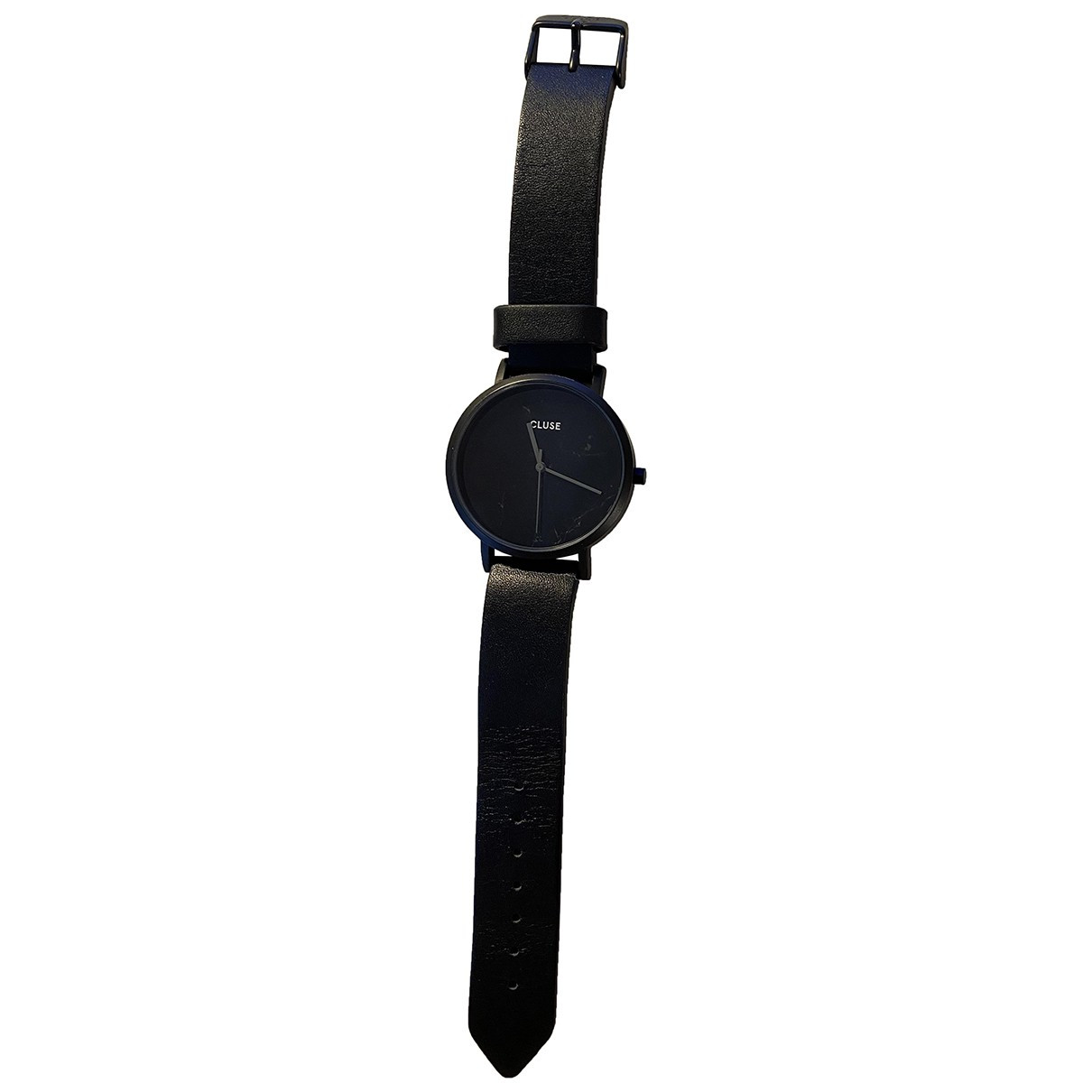 Cluse Black Leather Watches | Vestiaire Collective (Global)