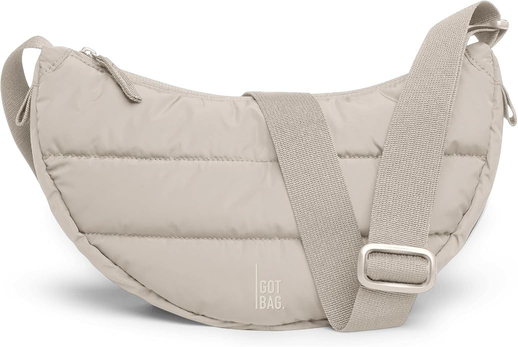 GOT BAG Moon Bag Puffer | Water-Repellent Crossbody Everyday Handbag | Shoulder Bag Made of Recyc... | Amazon (US)