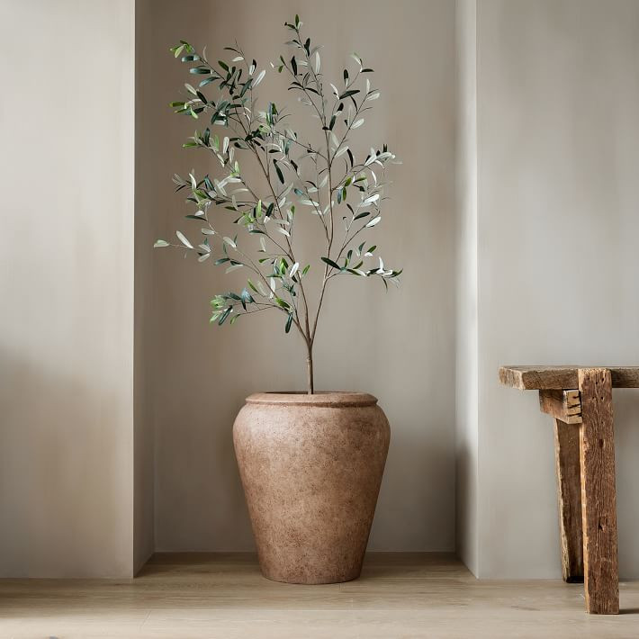 Faux Potted Black Olive Tree | West Elm CA