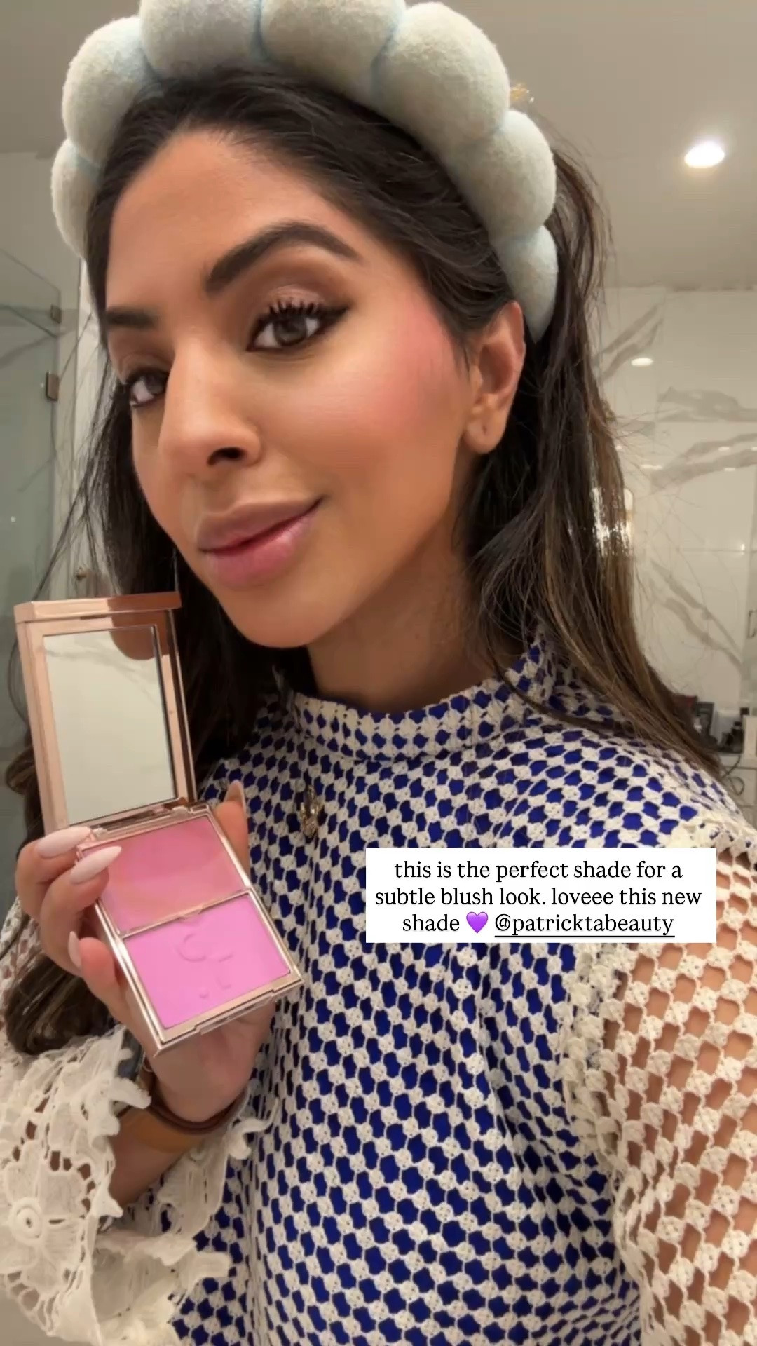 Patrick ta cream powder blush duo. Shade: thank me later 
Brown skin makeup. Indian makeup. Desi girl makeup. Indian wedding makeup. Summer dewy makeup. Sephora beauty. Blush duo. Blush makeup brush. Luxury makeup. Patrick ta cream and powder blush duo. 
Wedding makeup. Party makeup. Makeup on sale. Beauty on sale. Sephora sale. Blush. Eyeshadow. Eyeliner. Blushed lip and cheek duo. Wedding makeup. Girls night out makeup. Beauty and skincare sale. Lip combo. Blush duo. Blush makeup brush. Luxury makeup. 

#LTKWatchNow

#LTKgrwm #LTKootd #LTKvlog