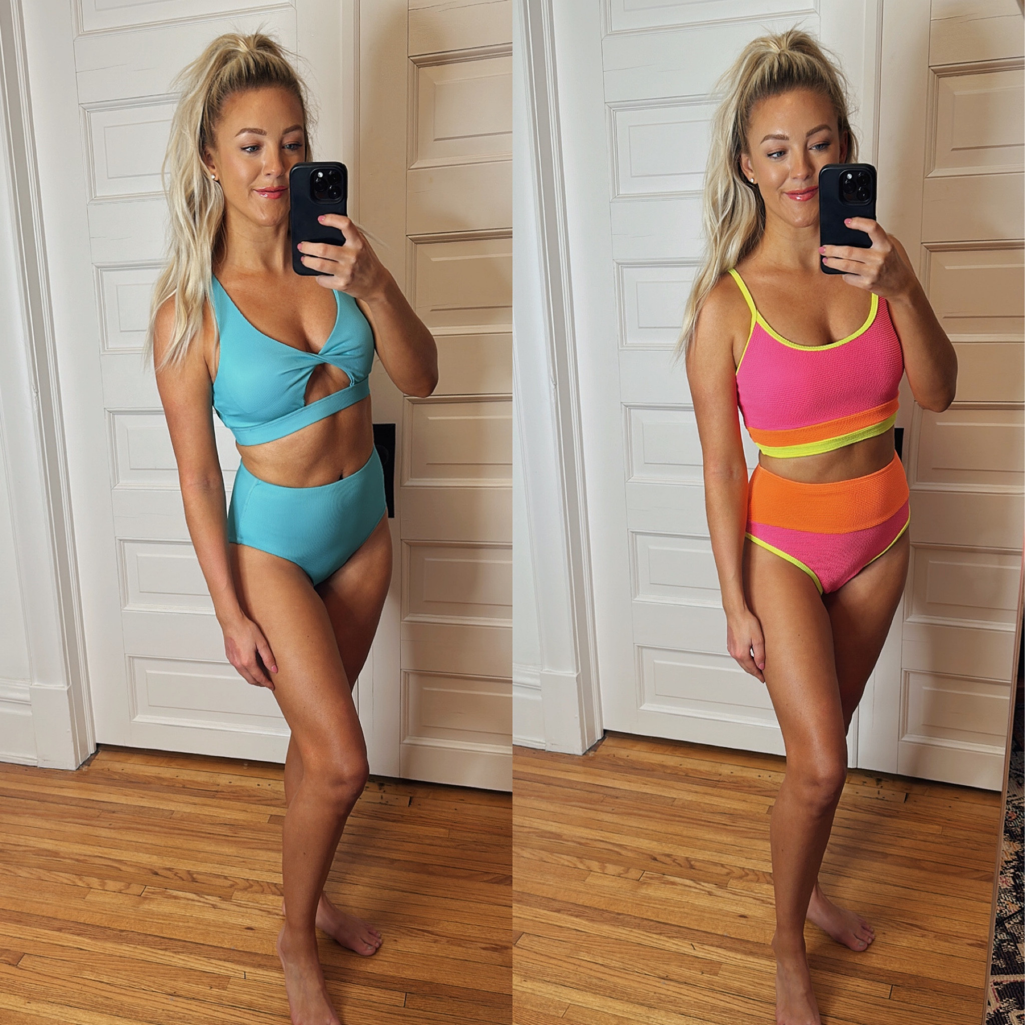The cutest swimwear for 2024! Grab these bright & flattering swimsuits for some fun in the sun ☀️ 

Wearing my true size small in all, code ASH20 for 20% off! 

#LTKtravel #LTKSeasonal #LTKfindsunder50