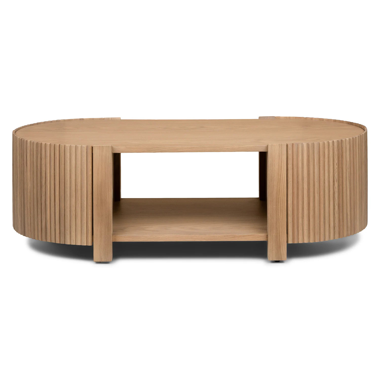 Fortra 50.5" Storage Coffee Table - White Oak | Article