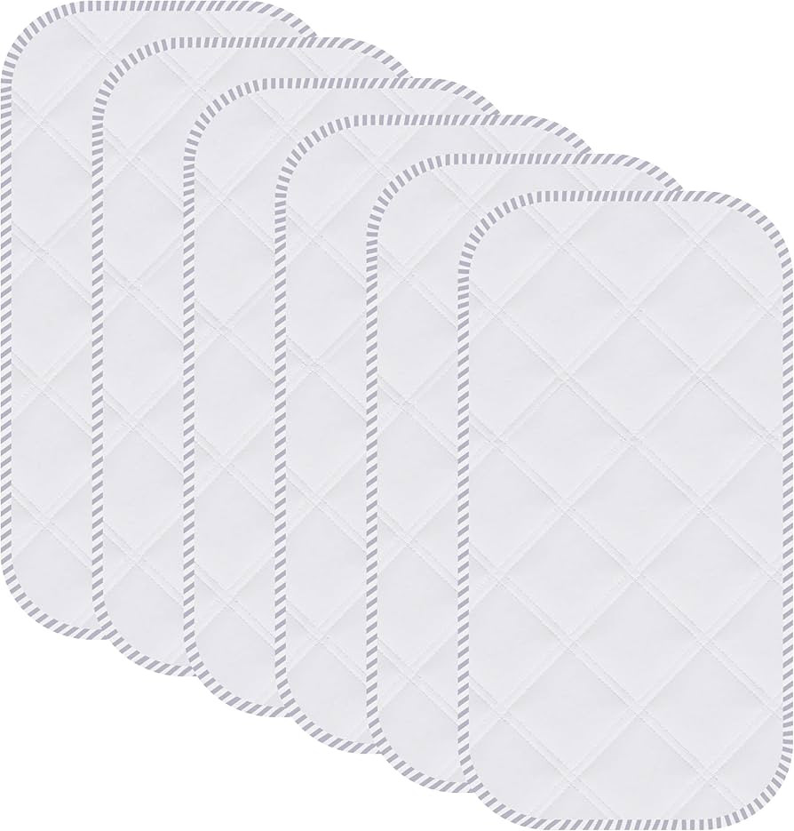 Sunny zzzZZ 6 Pack Baby Waterproof Changing Pad Liners - Quilted Thicker Ultra Soft Changing Tabl... | Amazon (US)